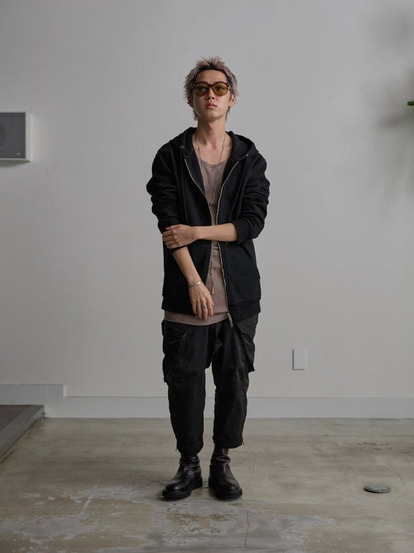 Tailored Bonding Hooded Jacket [BLACK] - PRY