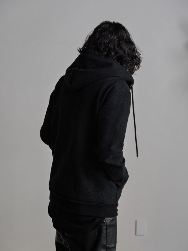 Tailored Bonding Hooded Jacket [BLACK] - PRY