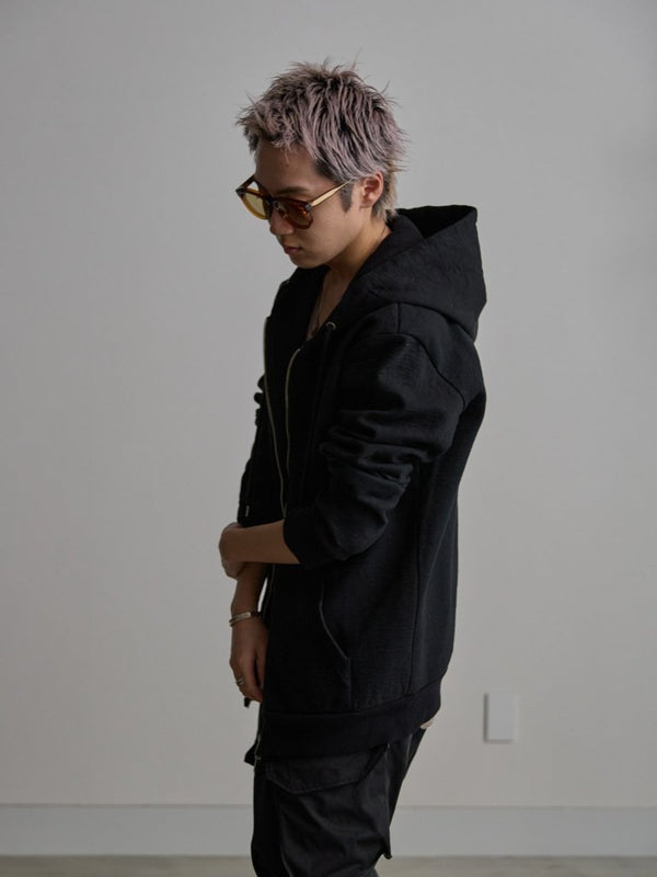 Tailored Bonding Hooded Jacket [BLACK] - PRY