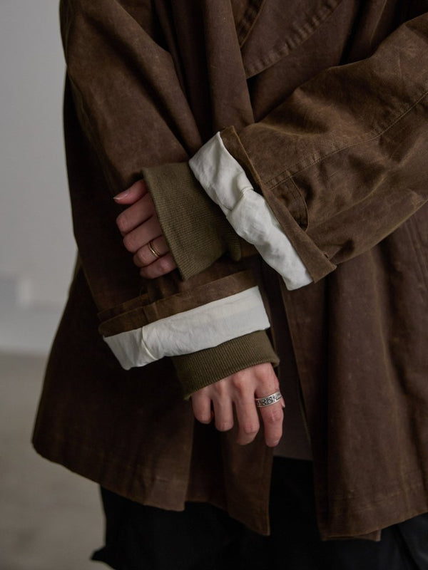 Tailored Bonding Hooded Jacket [UMBER] - PRY