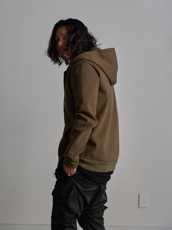 Tailored Bonding Hooded Jacket [UMBER] - PRY