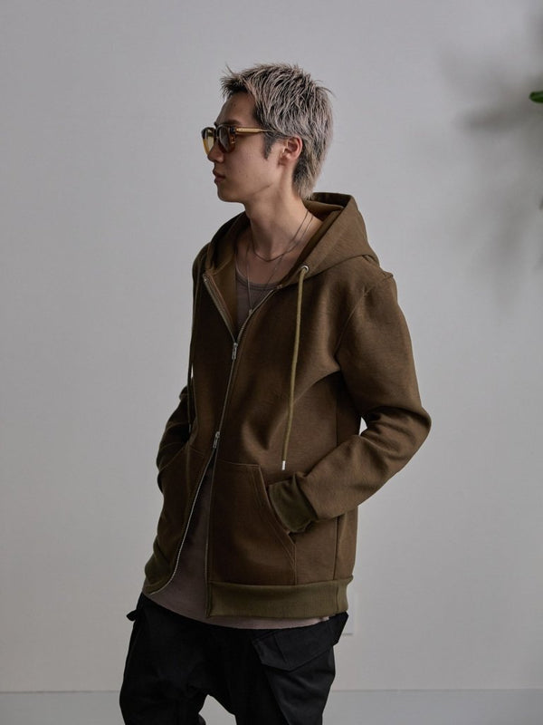 Tailored Bonding Hooded Jacket [UMBER] - PRY