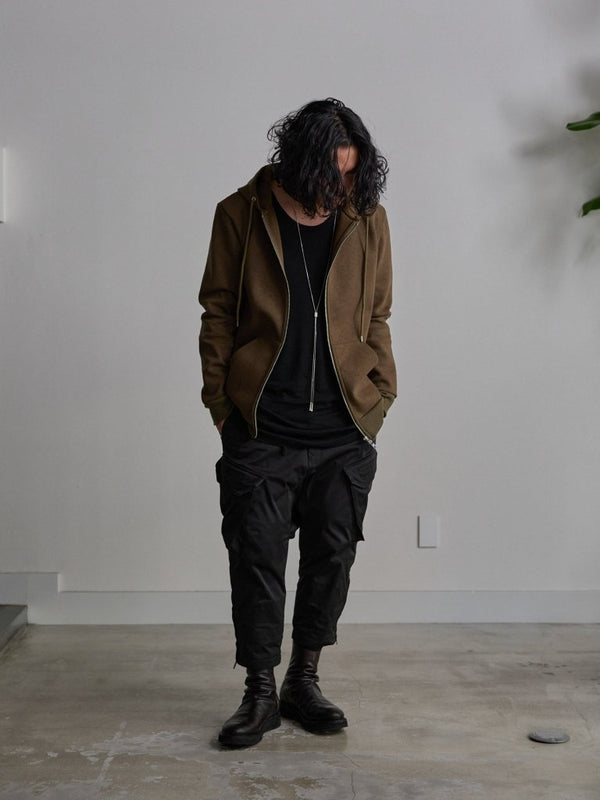 Tailored Bonding Hooded Jacket [UMBER] - PRY