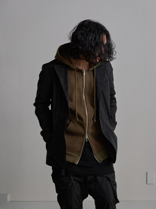 Tailored Bonding Hooded Jacket [UMBER] - PRY