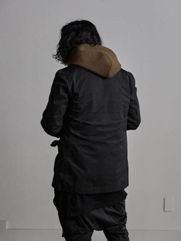 Tailored Bonding Hooded Jacket [UMBER] - PRY