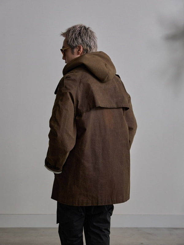 Tailored Bonding Hooded Jacket [UMBER] - PRY