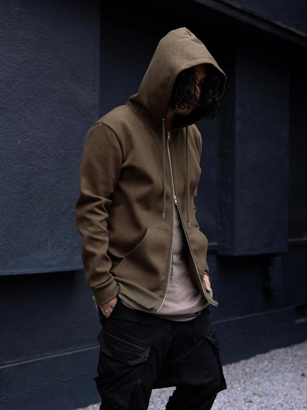Tailored Bonding Hooded Jacket [UMBER] - PRY