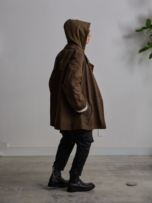Tailored Bonding Hooded Jacket [UMBER] - PRY