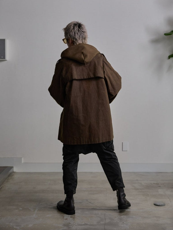 Tailored Bonding Hooded Jacket [UMBER] - PRY