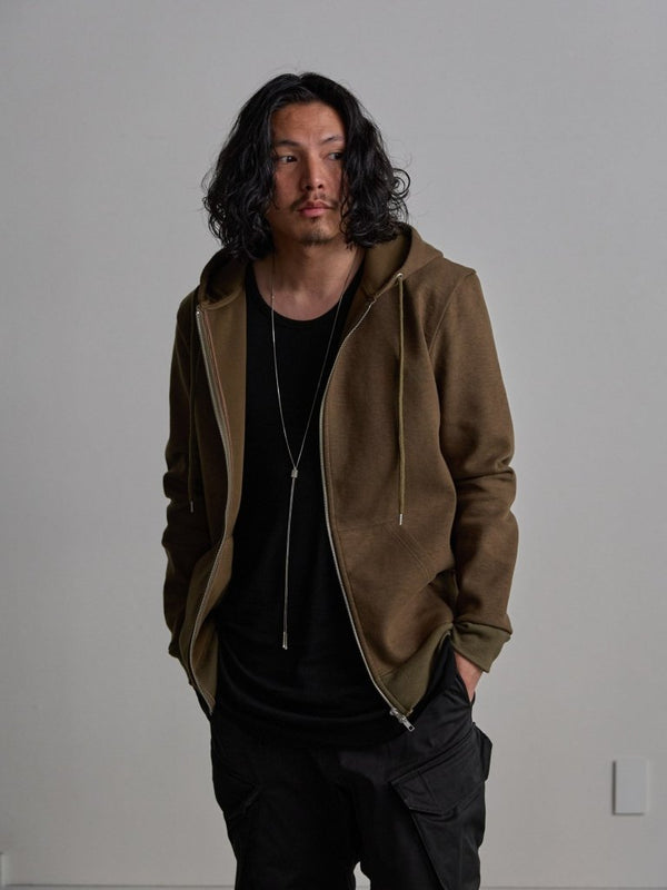 Tailored Bonding Hooded Jacket [UMBER] - PRY