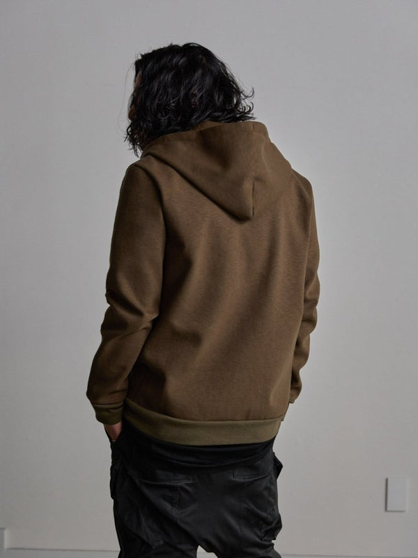 Tailored Bonding Hooded Jacket [UMBER] - PRY