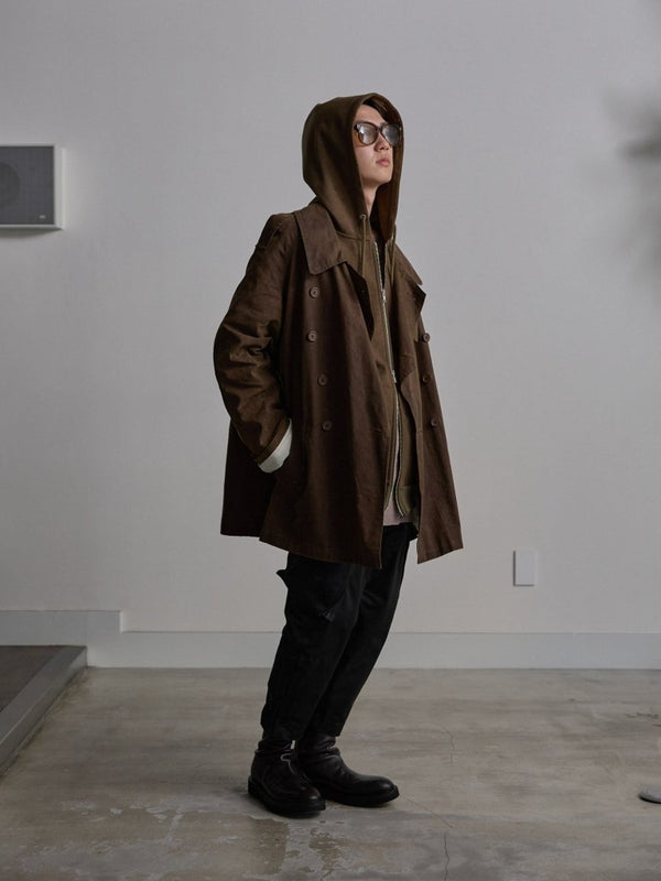 Tailored Bonding Hooded Jacket [UMBER] - PRY