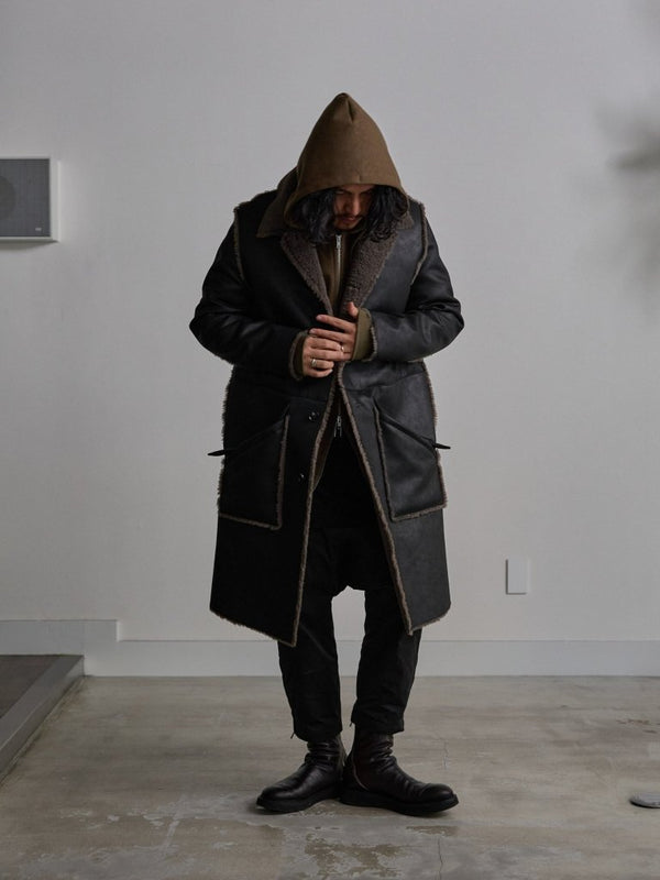 Tailored Bonding Hooded Jacket [UMBER] - PRY