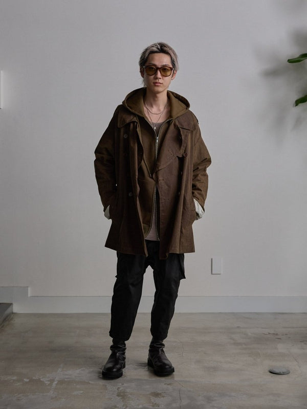 Tailored Bonding Hooded Jacket [UMBER] - PRY