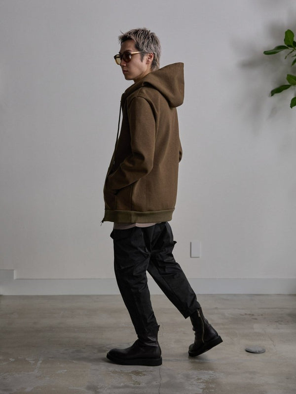 Tailored Bonding Hooded Jacket [UMBER] - PRY
