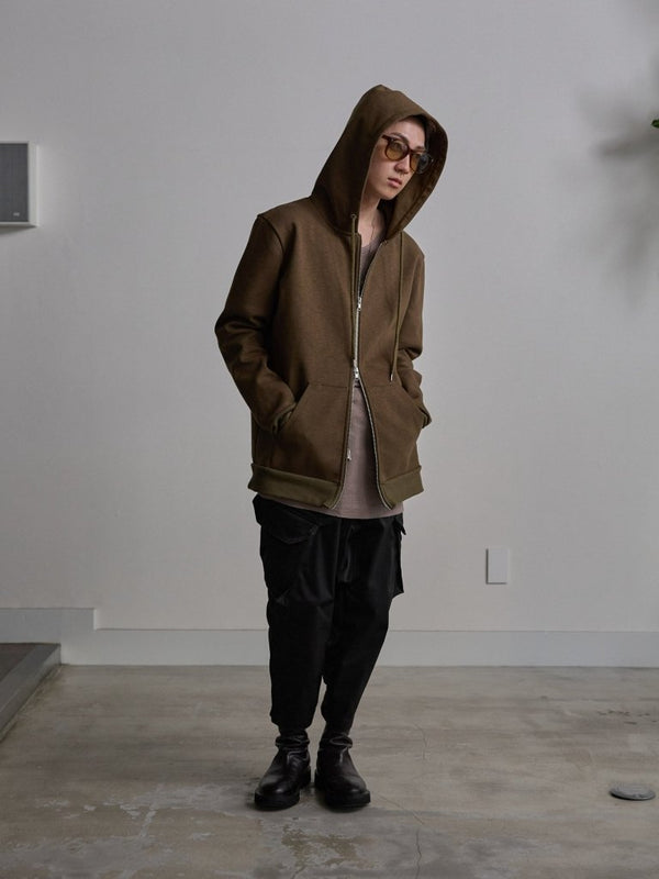 Tailored Bonding Hooded Jacket [UMBER] - PRY