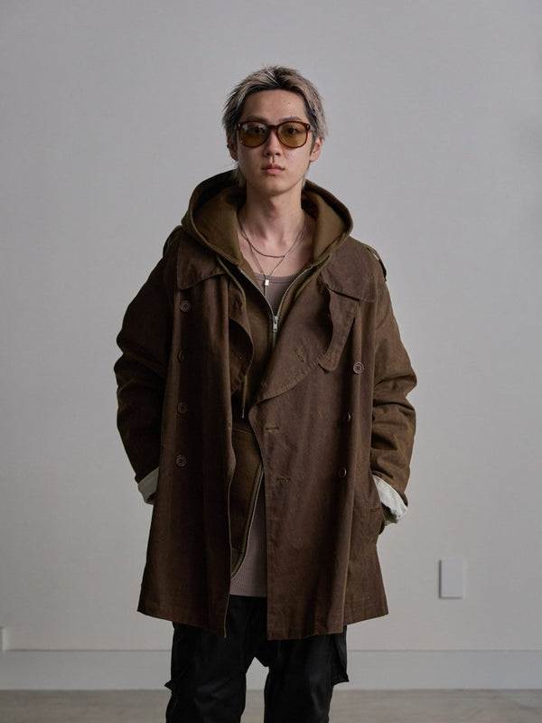 Tailored Bonding Hooded Jacket [UMBER] - PRY