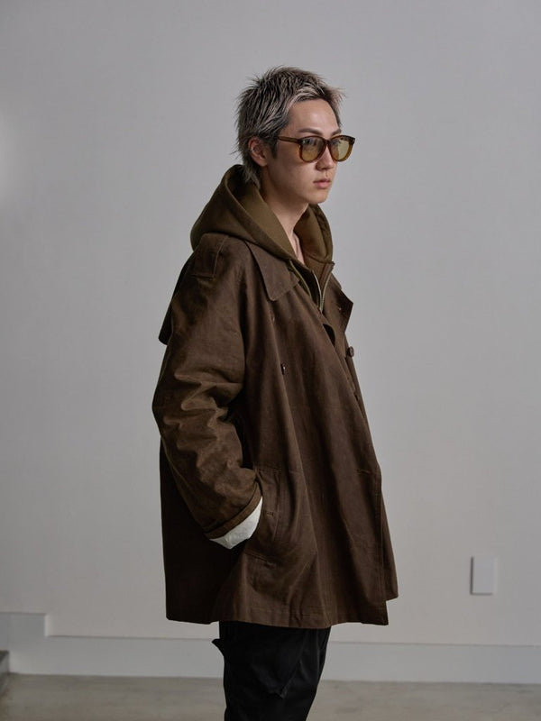 Tailored Bonding Hooded Jacket [UMBER] - PRY