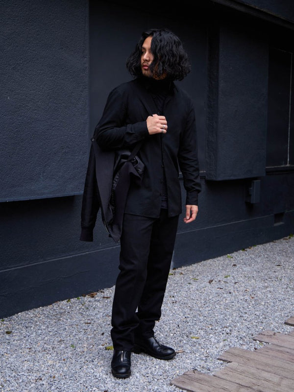 Tailored Vintage Bomber Jacket【black】 - PRY