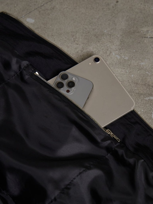 Tailored Vintage Bomber Jacket【black】 - PRY