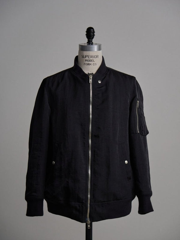 Tailored Vintage Bomber Jacket【black】 - PRY