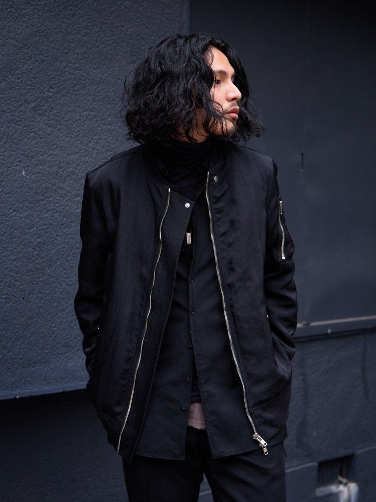 PRY シュウト　Tailored Vintage Bomber Jacket Tailored Vintage Bomber Jacket【black】 – PRY