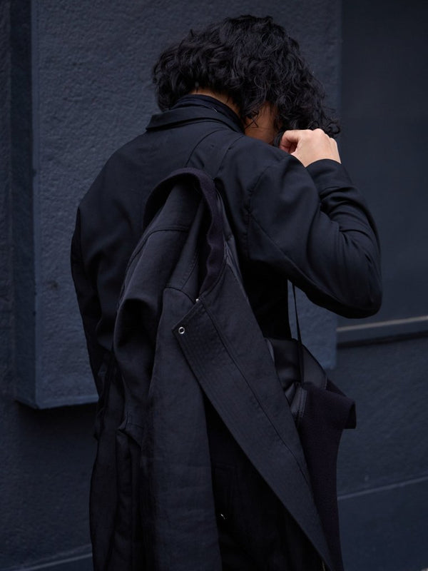 Tailored Vintage Bomber Jacket【black】 - PRY