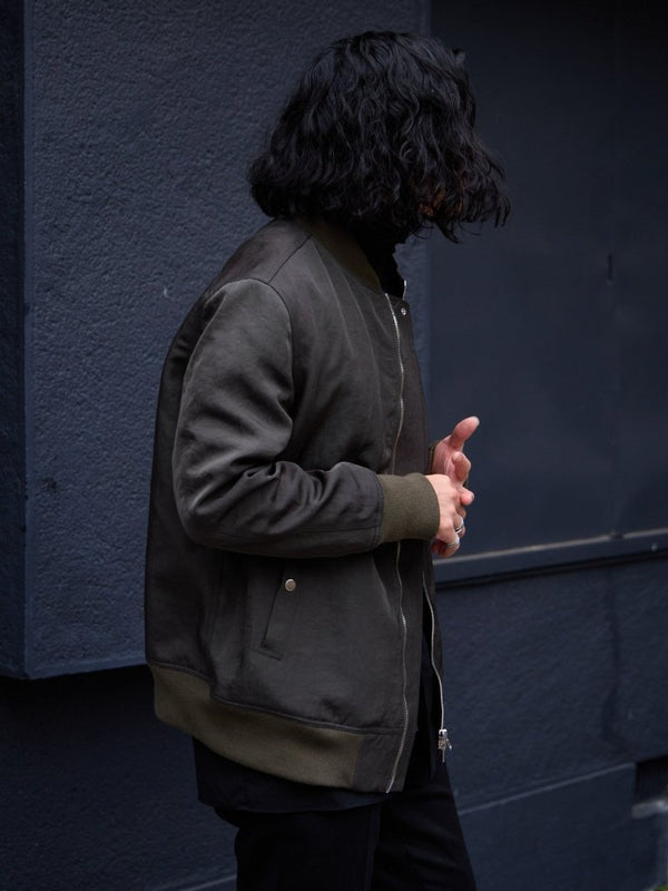 Tailored Vintage Bomber Jacket【olive】 - PRY