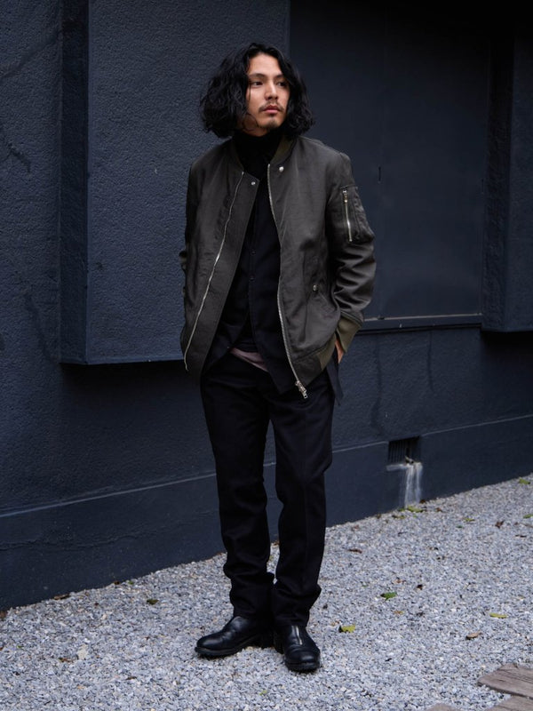 Tailored Vintage Bomber Jacket【olive】 - PRY