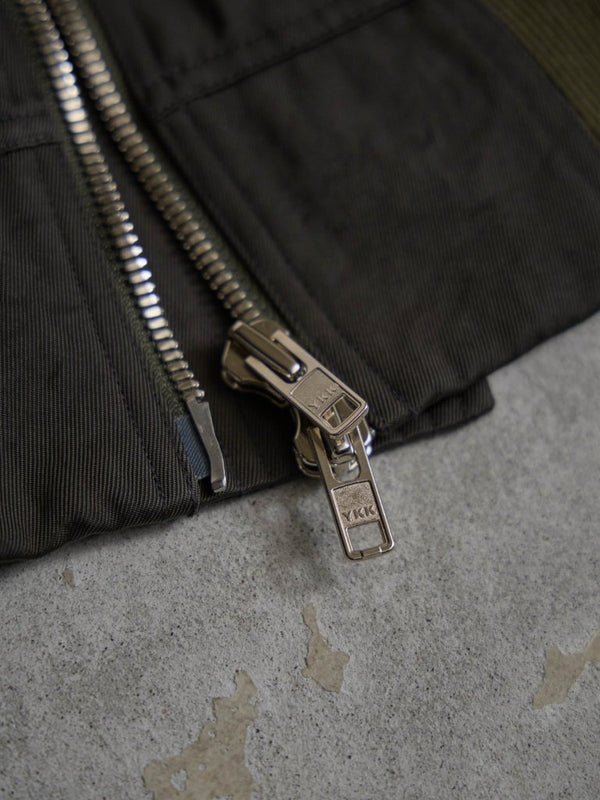 Tailored Vintage Bomber Jacket【olive】 - PRY
