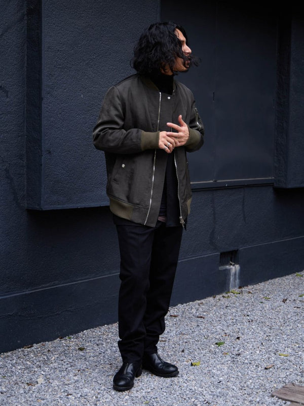 Tailored Vintage Bomber Jacket【olive】 - PRY