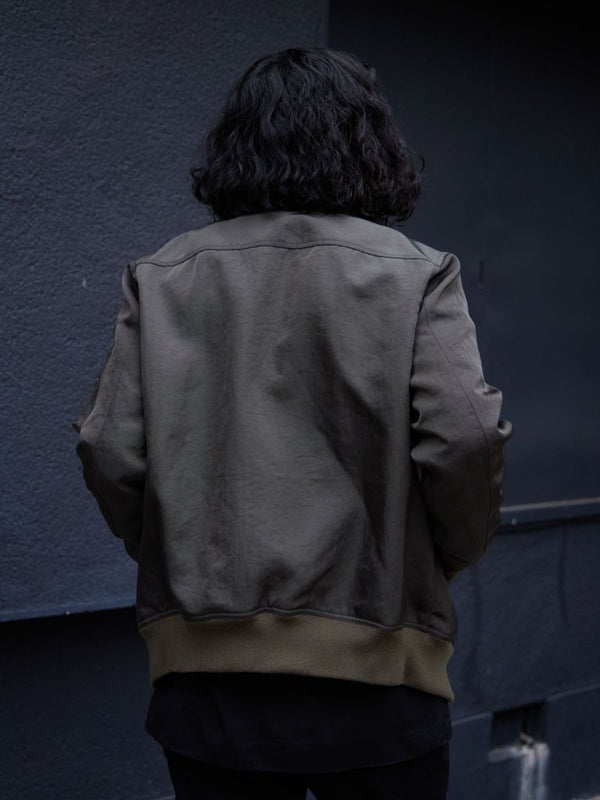 Tailored Vintage Bomber Jacket【olive】 - PRY