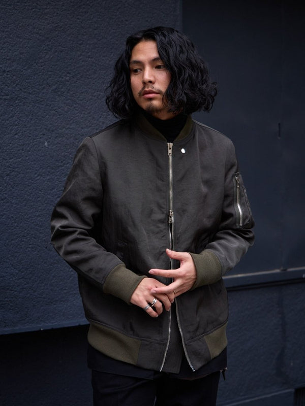 Tailored Vintage Bomber Jacket【olive】 - PRY