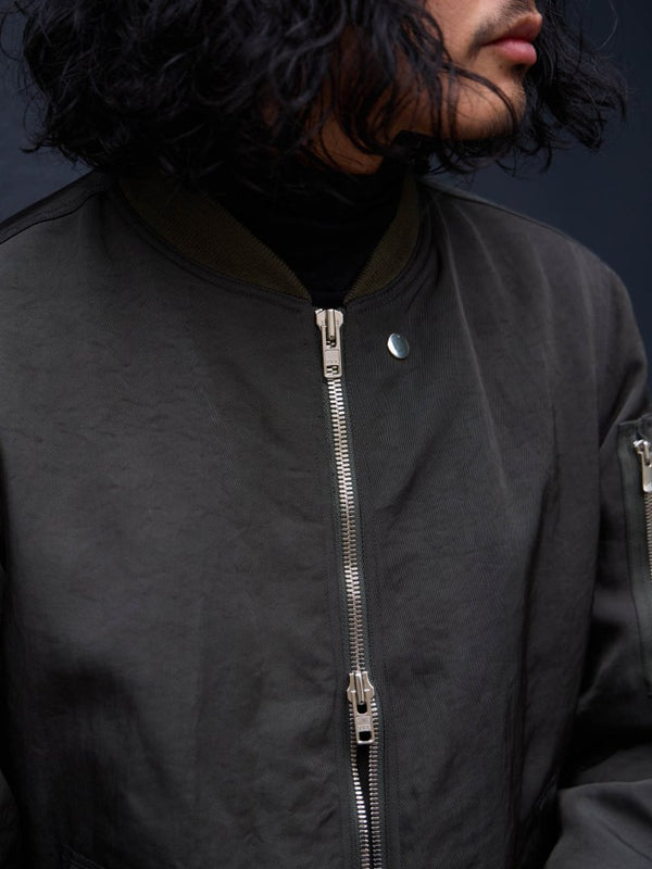 Tailored Vintage Bomber Jacket【olive】 - PRY