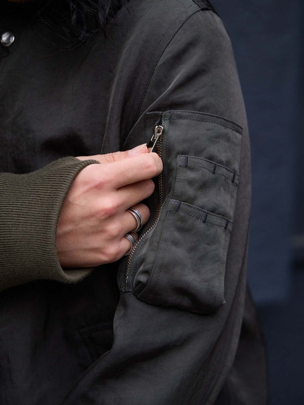 Tailored Vintage Bomber Jacket【olive】 - PRY
