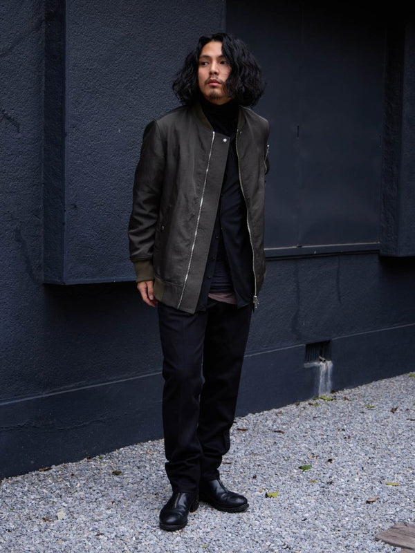 Tailored Vintage Bomber Jacket【olive】 - PRY