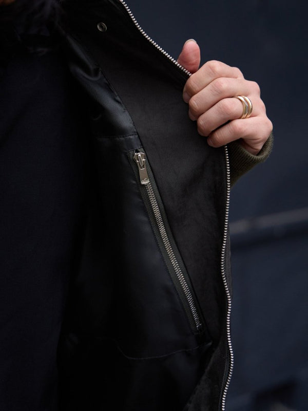 Tailored Vintage Bomber Jacket【olive】 - PRY