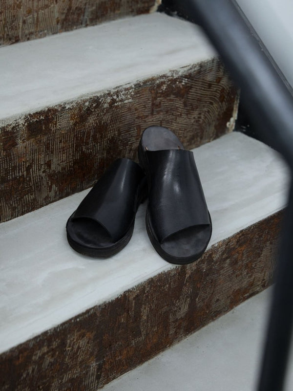 The Mule [Japanese Horsehide × Seven Sole Leather Construction] - PRY