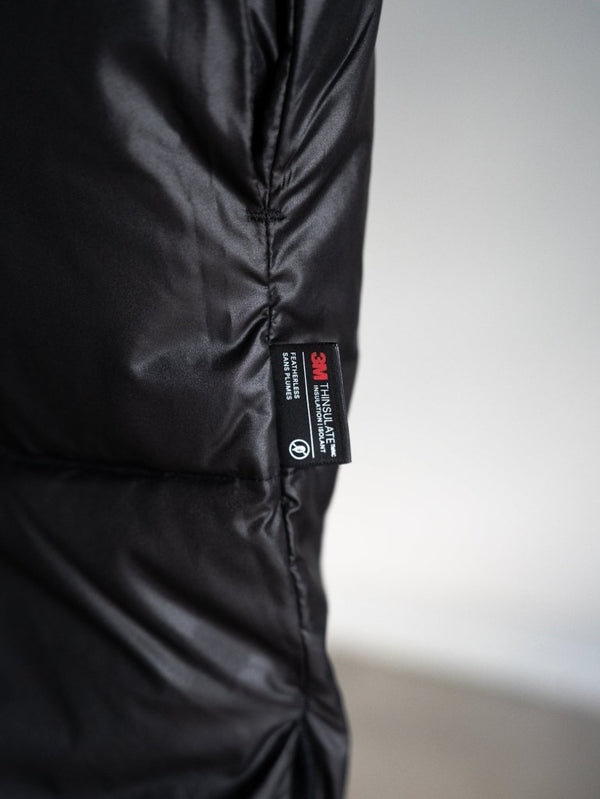 Thermal Layered Long Vest 【BLACK】 - PRY