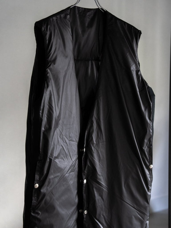 Thermal Layered Long Vest 【BLACK】 - PRY