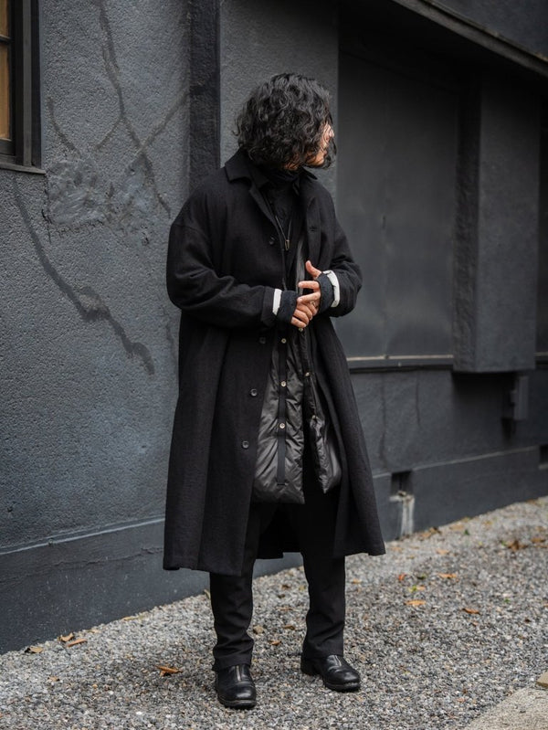 Thermal Layered Long Vest 【BLACK】 - PRY