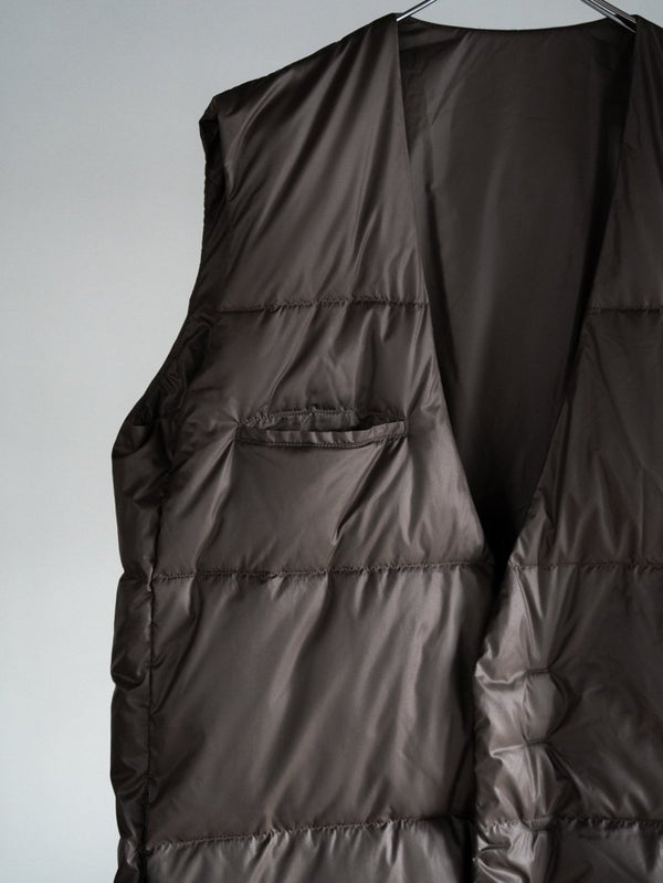 Thermal Layered Long Vest 【DUST】 - PRY