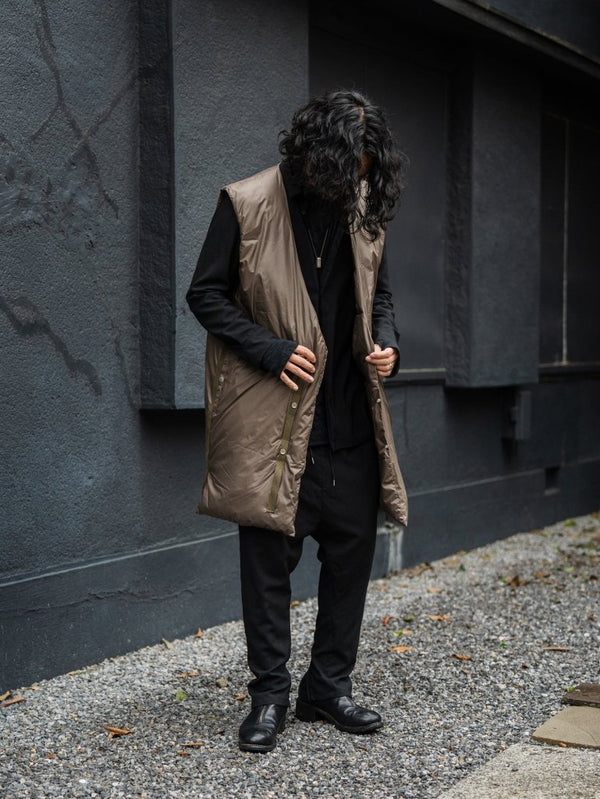 Thermal Layered Long Vest 【DUST】 - PRY