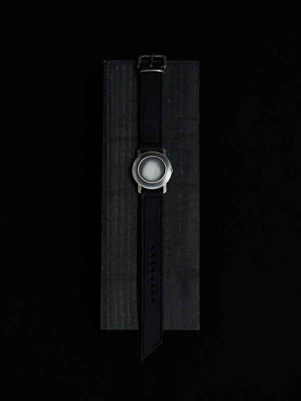Timeless Leather Watch Bracelet [Black Diamond +Silver925] - PRY
