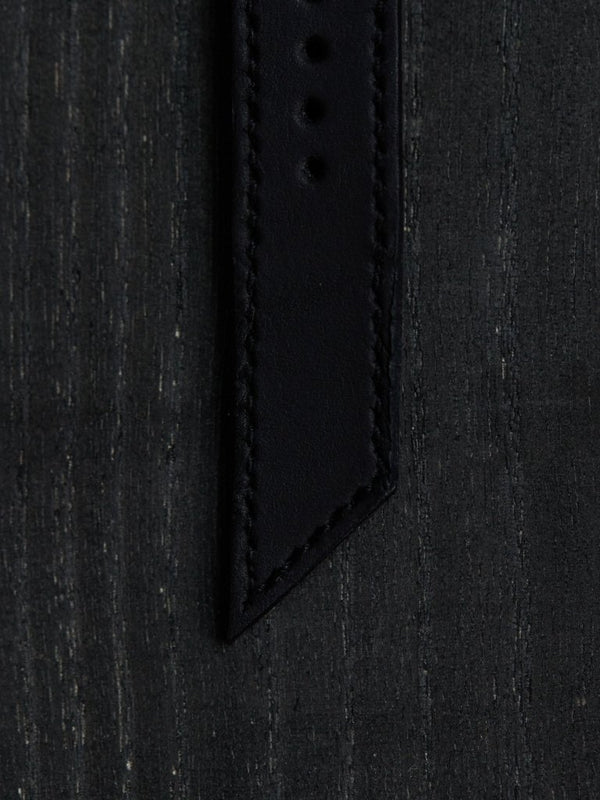 Timeless Leather Watch Bracelet [Black Diamond +Silver925] - PRY
