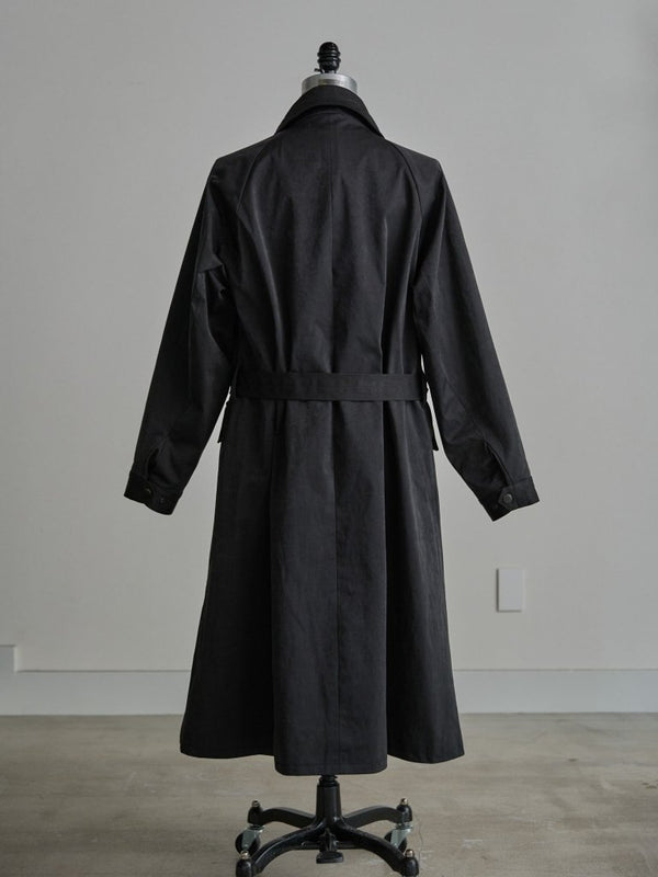 Velvet Suede Motorcycle Coat [BLACK] - PRY