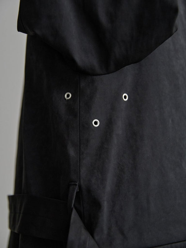 Velvet Suede Motorcycle Coat [BLACK] - PRY