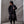 Velvet Suede Motorcycle Coat [BLACK] - PRY