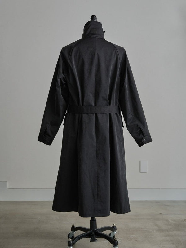 Velvet Suede Motorcycle Coat [BLACK] - PRY