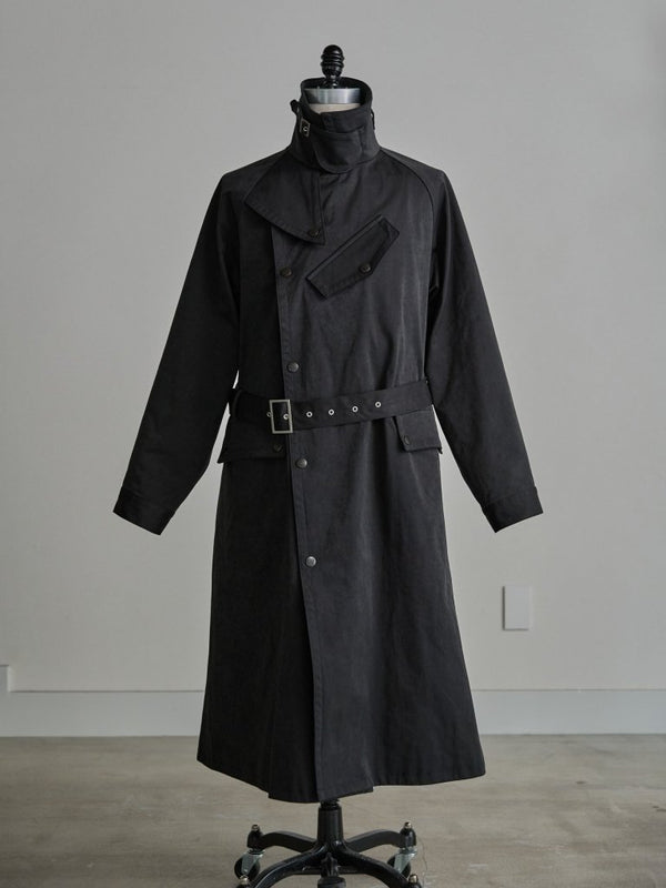 Velvet Suede Motorcycle Coat [BLACK] - PRY